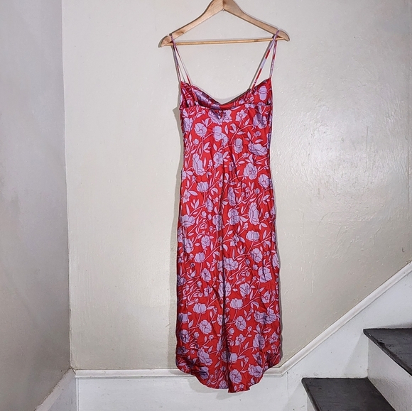 Lover + Friends Floral Red Spaghetti Strap Dress - Picture 3 of 8